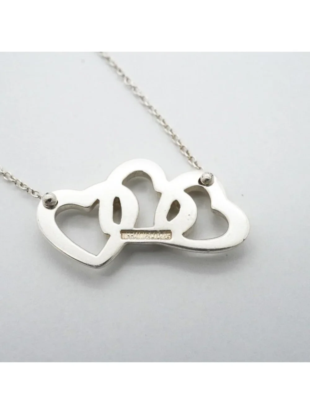 Tiffany & Co Necklace Triple Silver